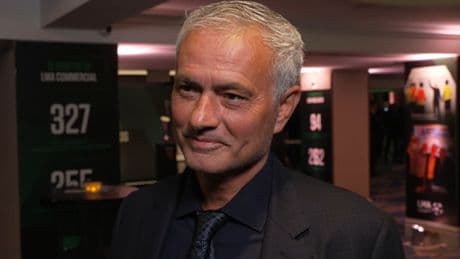 Jose Mourinho reacts to Tottenham beating Manchester United in Europa League final