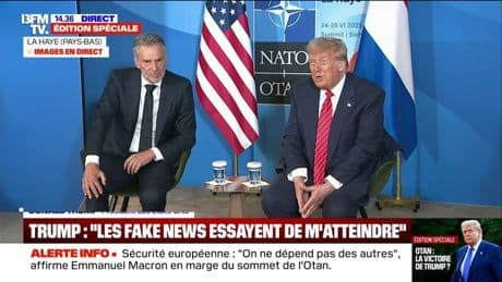 Frappes américaines sur le site nucléaire de Fordo: "Les fake news essaient de m'atteindre", affirme Donald Trump