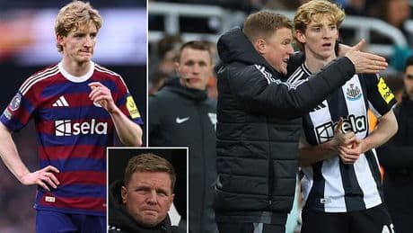 Eddie Howe faces Anthony Gordon conundrum ahead of Newcastle's clash against Chelsea - and admits he must be 'careful' about bringing winger back into the line-up