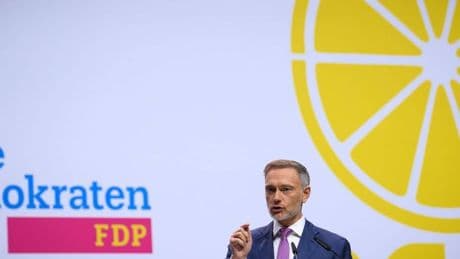 Bundesparteitag: FDP-Chef Lindner geht mit Attacken auf CDU