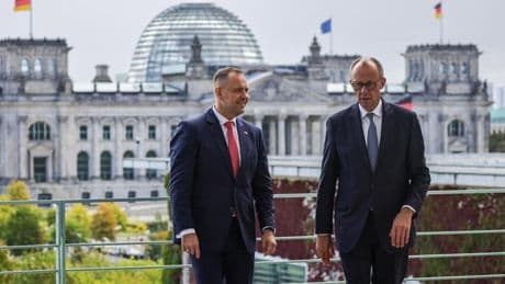 Karol Nawrocki in Berlin: Merz sichert Polen "unverbrüchliche" Unterstützung gegen Russland zu