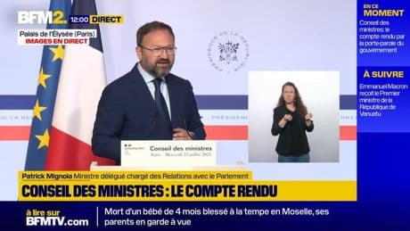 Le ministre des Relations avec le Parlement affirme que "l'esprit de compromis" s'impose