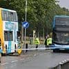 Girl, nine, rushed to hospital 'with head injury' after being hit by bus