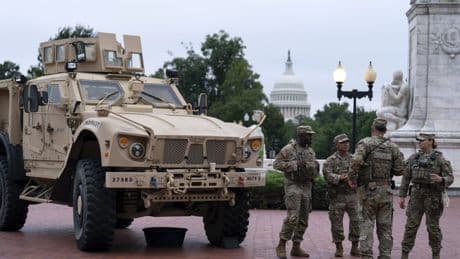 One civilian injured in crash with D.C. National Guard military vehicle