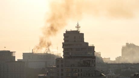 Russian Strike Breaks Through Most Protected Part of Kyiv