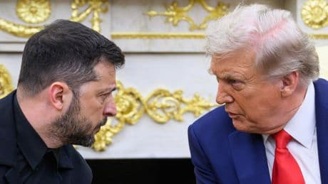 Trump blames Ukraine for ‘taking on nation 10 times your size’ despite Russia being the one that invaded