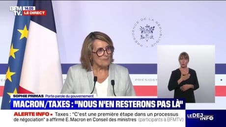 Droits de douane: "Nous ne connaissons pas les termes exactes de l'accord", affirme Sophie Primas, porte-parole du gouvernement
