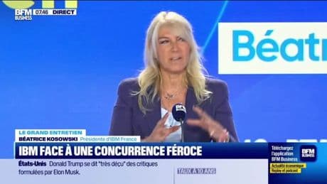 Béatrice Kosowski, présidente d'IBM France, est l'invitée de good morning business