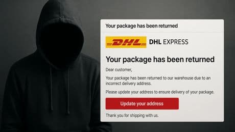 ¿Has recibido este correo electrónico de DHL? No lo abras, es estafa de phishing que roba tu dinero
