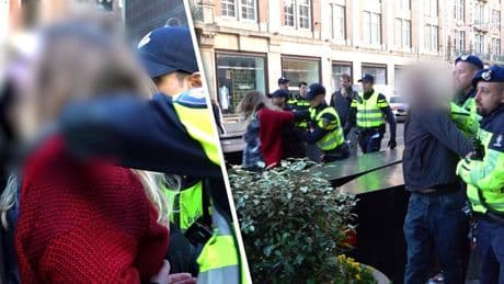 Arrestaties op de Dam na twee minuten stilte