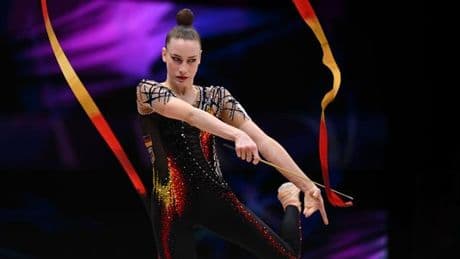 Rhythmische Sportgymnastik: Olympiasiegerin Varfolomeev gewinnt EM-Bronze im Mehrkampf