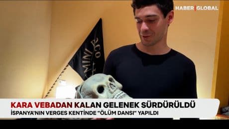Kara vebadan kalan gelenek sürdürüldü, ölüm dansı yapıldı