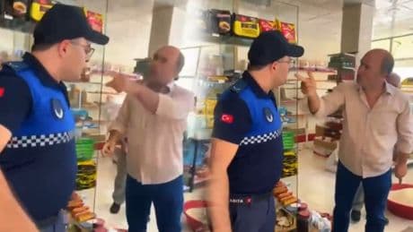 Görüntüler tepki toplamıştı! Zabıta memurlarını tehdit eden iş yeri sahibi tutuklandı