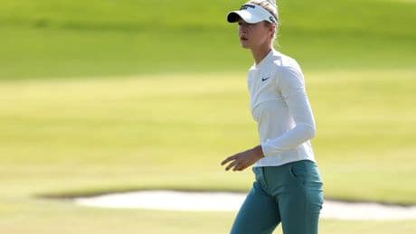 World no.1 golfer and tennis star’s sister Nelly Korda labelled ‘dream girl’ as she stuns in swimsuit shoot