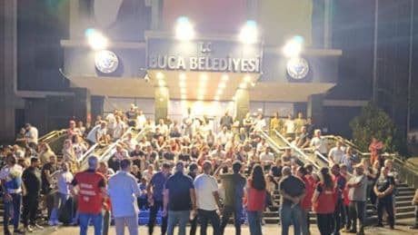 Buca'da iş bırakma eylemi 7'nci gününde