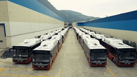 Türkiye'den 3 ayda 673 milyon dolarlık otobüs, minibüs ve midibüs ihracatı