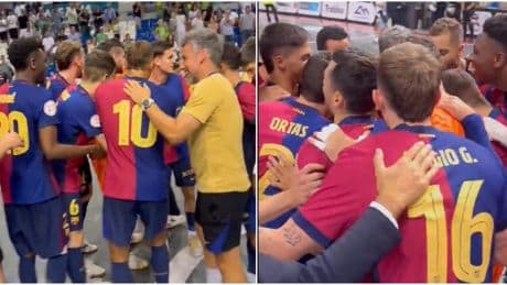 Alegría desbordada en el Barça tras el pase a la final