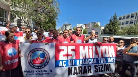 Kamu emekçilerine polis ablukası: Saray'a yapılmak istenen yürüyüş engellendi