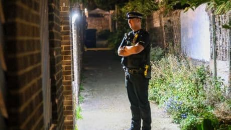 Man, in 30s, stabbed to death after group of men and women clash outside Kent flat