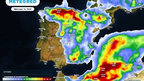 Las tormentas pondrán en aviso a casi toda España este miércoles con lluvias intensas y granizo: &quot;Caerán decenas de litros&quot;