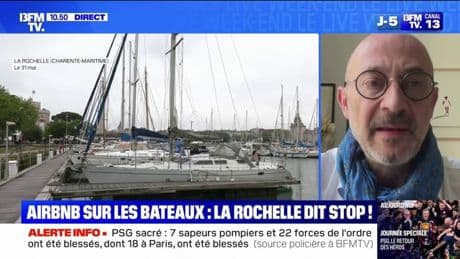 "C'est une mesure violente": Sylvain Grataloup (président UNPI) regrette la décision d'interdire la location Airbnb sur les bateaux du port de La Rochelle