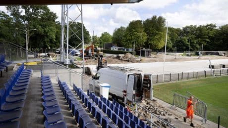 Stadion Telstar ruim week voor eerste thuisduel nog bouwput: 'Maar alles komt goed'