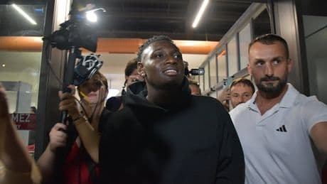 Trabzonspor'un yeni transferi Kazeem Olaigbe şehre geldi!