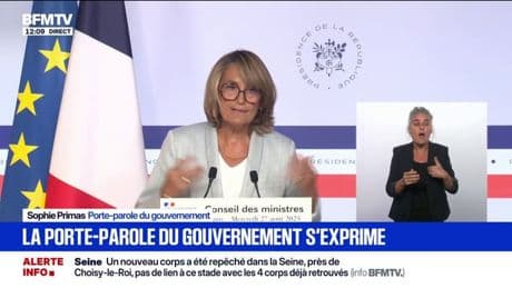 Vote de confiance: "Nous souhaitons que la raison et le sens des responsabilités de chaque parlementaire l'emportent sur des postures politiciennes", indique Sophie Primas