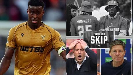 Marc Guehi's Crystal Palace farewell video LEAKS after £35m Liverpool move collapsed at 11th hour, with the Eagles captain staying put after club failed to land replacement