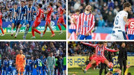 Atlético, un hundimiento en esos partidos "que no son tan fáciles"