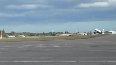 BA plane shakes and wobbles in heart-stopping botched landing at Aberdeen Airport