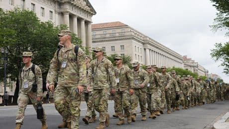 Soldiers come from all over for Army's 250th in D.C.