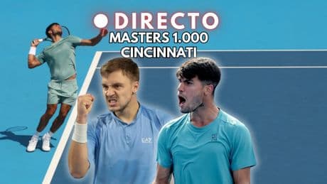Carlos Alcaraz - Hamad Medjedovic de Cincinnati, en directo: resultado y última hora del partido de tercera ronda