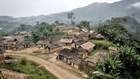 Fifty people hacked to death with machetes as they mourned dead at funeral