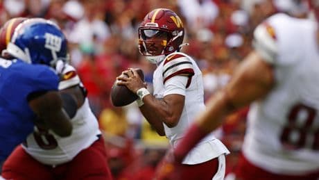 Jayden Daniels kept his perfect Giants record intact even without A game
