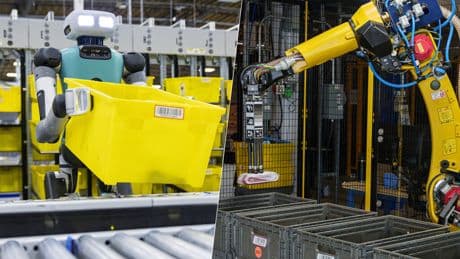 La automatización en Amazon está a punto de cruzar una línea histórica: los robots superarán en número a sus empleados humanos