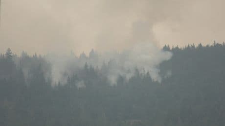 Wildfire northwest of Nanaimo burning out of control, forces evacuations