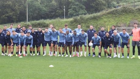 Diluvio en Zubieta para el estreno de Sergio y la Real 25-26