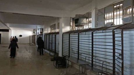 'Slaughter house' prison with bodies strewn across floor and execution parties