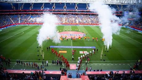 España pierde el partido en las gradas en su regreso a Catalunya&lt;br&gt;