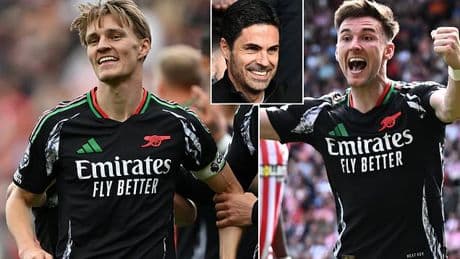 Southampton 1-2 Arsenal: Gunners secure second place for a THIRD straight season - as departing Kieran Tierney signs off with a goal in last game