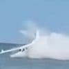 Watch: Moment pilot is rescued after emergency water landing