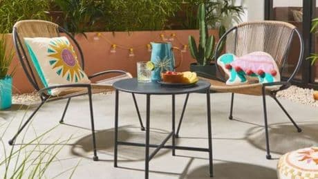 'Stylish' Dunelm furniture set 'perfect for tiny gardens' now half price