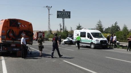 Ankara'da iş görüşmesine giden mühendis kazada hayatını kaybetti