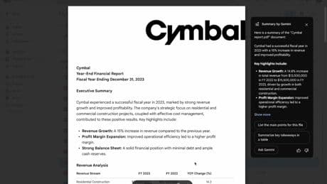 Google’s Gemini AI will summarize PDFs for you when you open them