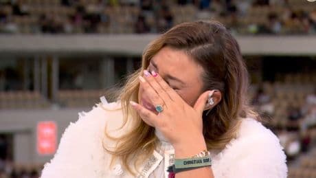 «Merci pour ces moments» : Marion Bartoli fond en larmes face à Richard Gasquet en direct de Roland-Garros