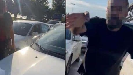 Çocuklarının yanında kadın sürücüye dehşeti yaşatmışlardı! Magandalar tutuklandı