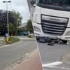Man (53) ontsnapt aan ergste bij ongeval met vrachtwagen in Brugge: “Zijn fiets kwam wél onder truck terecht”