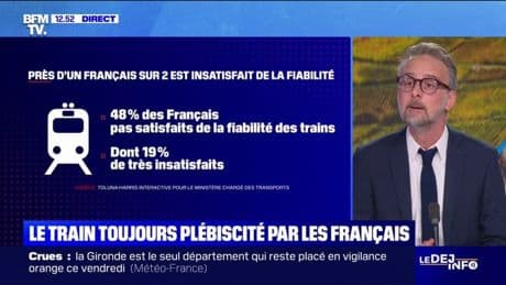 Le train toujours plus plébiscité par les Français selon un sondage
