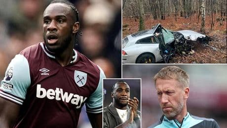 Michail Antonio kicking balls again as West Ham striker returns to training with club offering him new deal... while Graham Potter admits to axing coach leaving door open to another raid of former club Chelsea